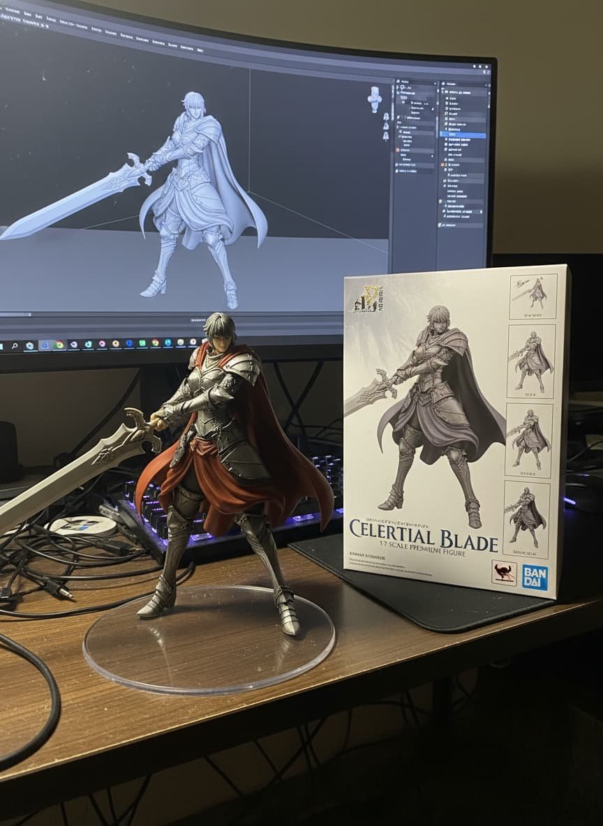 写实风格桌面3D手办